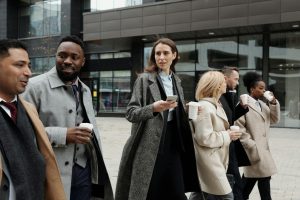 Photo by August de Richelieu on <a href="https://www.pexels.com/photo/coworkers-taking-a-coffee-break-4427813/" rel="nofollow">Pexels.com</a>