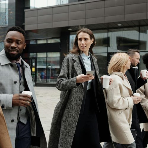 Photo by August de Richelieu on <a href="https://www.pexels.com/photo/coworkers-taking-a-coffee-break-4427813/" rel="nofollow">Pexels.com</a>